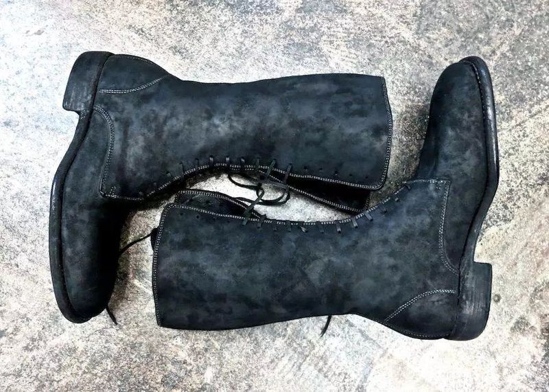 Guidi Reverse Horse Cordovan boots