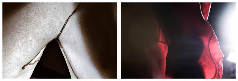 11季度的透明皮衣细节