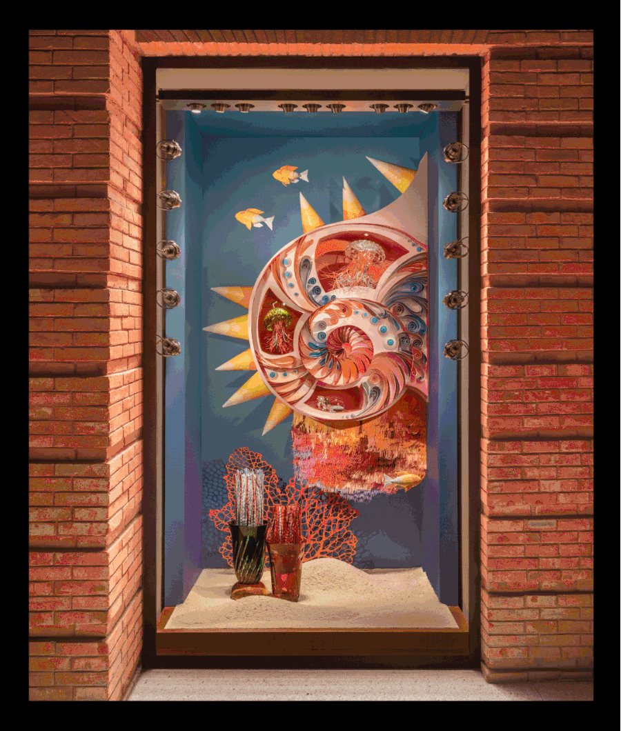 探秘丨爱马仕橱窗艺术,来自手工艺世界的 "7秒" 停留魔法